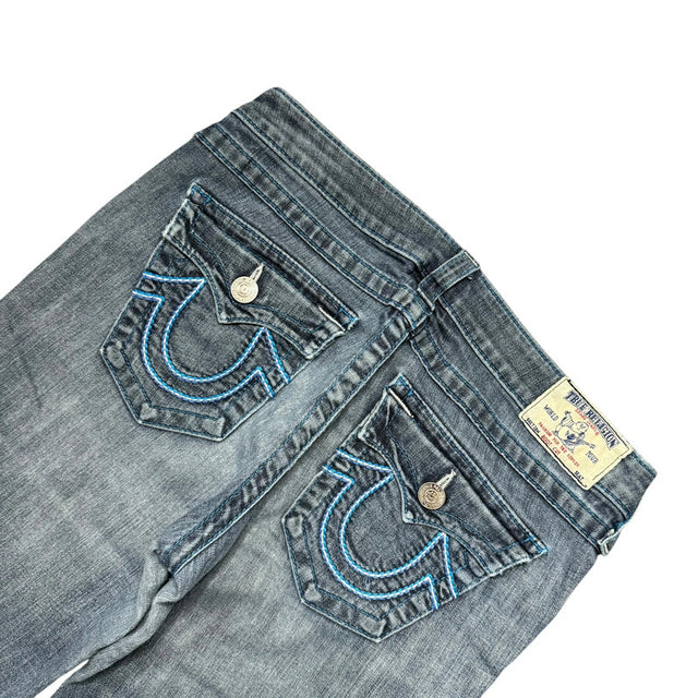 True Religion flared/bootcut low waist Women Designer jeans(w31)