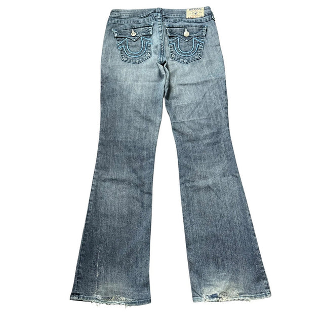 True Religion flared/bootcut low waist Women Designer jeans(w31)