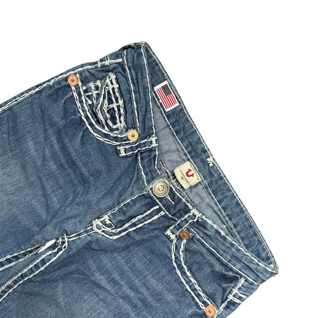 True Religion straight leg low waist Women Designer jeans (w28)