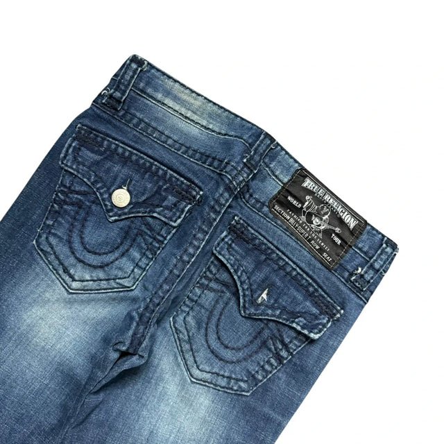 True Religion Straight leg low waist Women Designer jeans(w27)