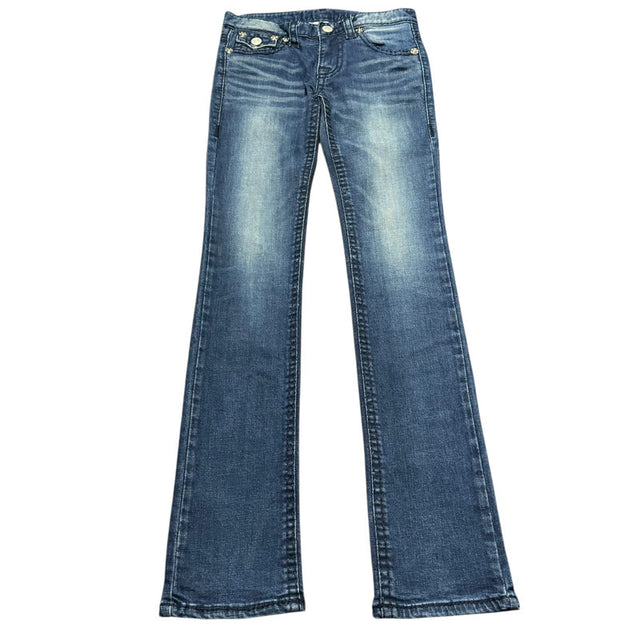 True Religion Straight leg low waist Women Designer jeans(w27)