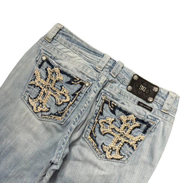 Miss me straight leg low waist Women Designer Jeans(w31)