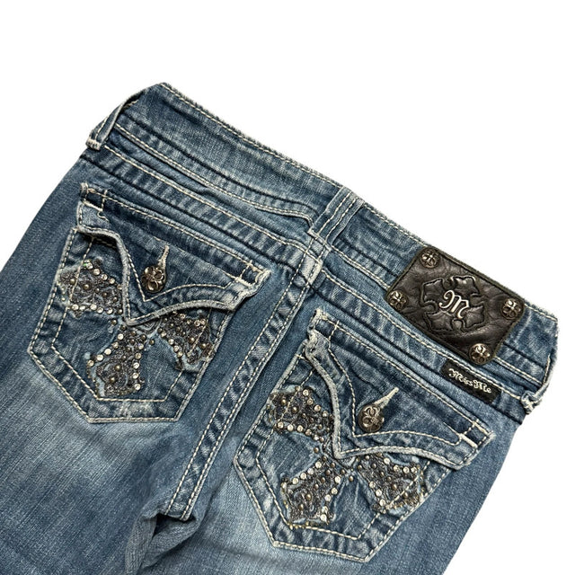 Miss me flared/bootcut low waist Women Designer jeans(w25)