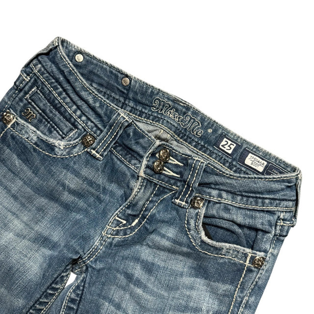 Miss me flared/bootcut low waist Women Designer jeans(w25)