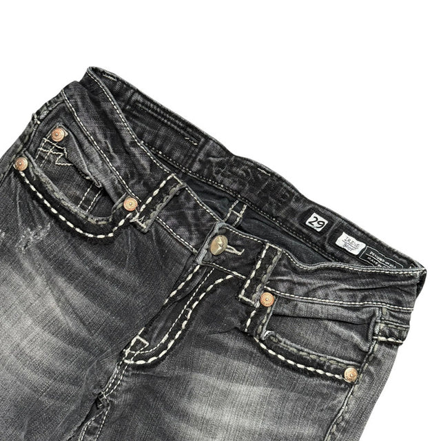 Miss me flared/bootcut low waist women designer jeans(w29)