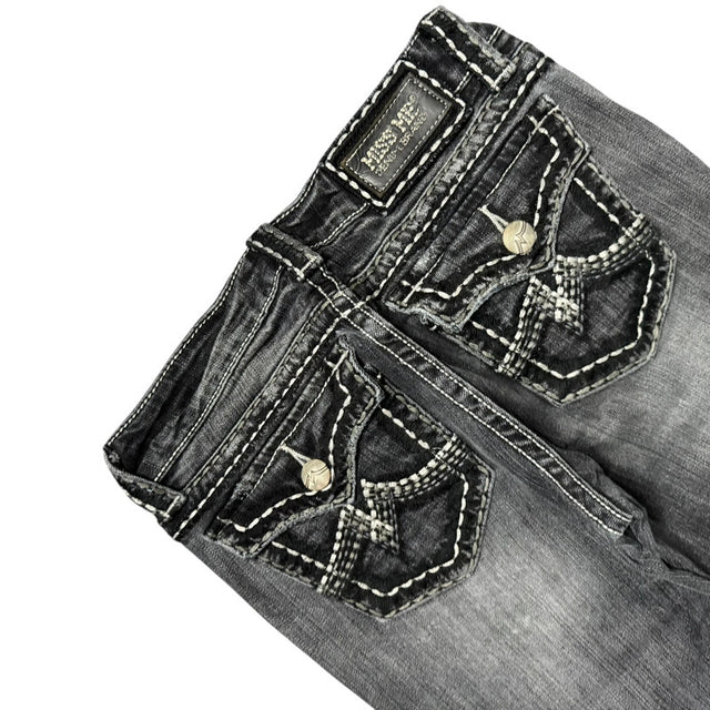 Miss me flared/bootcut low waist women designer jeans(w29)