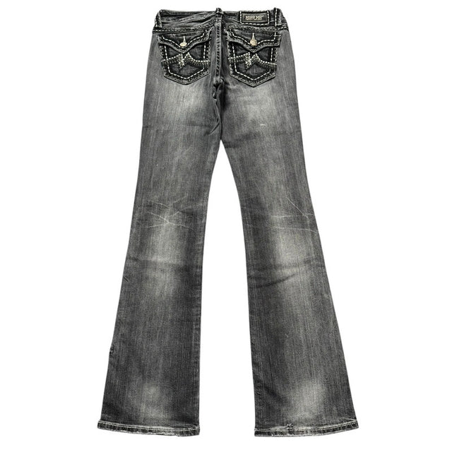 Miss me flared/bootcut low waist women designer jeans(w29)