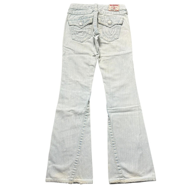 True Religion flared/bootcut low waist women designer jeans(w24)