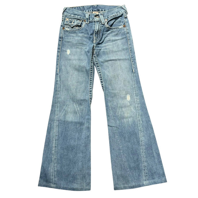 True Religion flared/bootcut low waist women designer Jeans(w24)