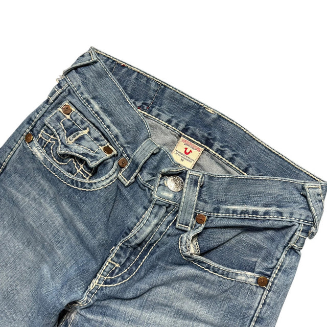 True Religion flared/bootcut low waist women designer Jeans(w24)