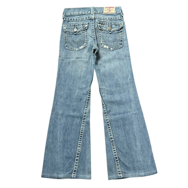 True Religion flared/bootcut low waist women designer Jeans(w24)
