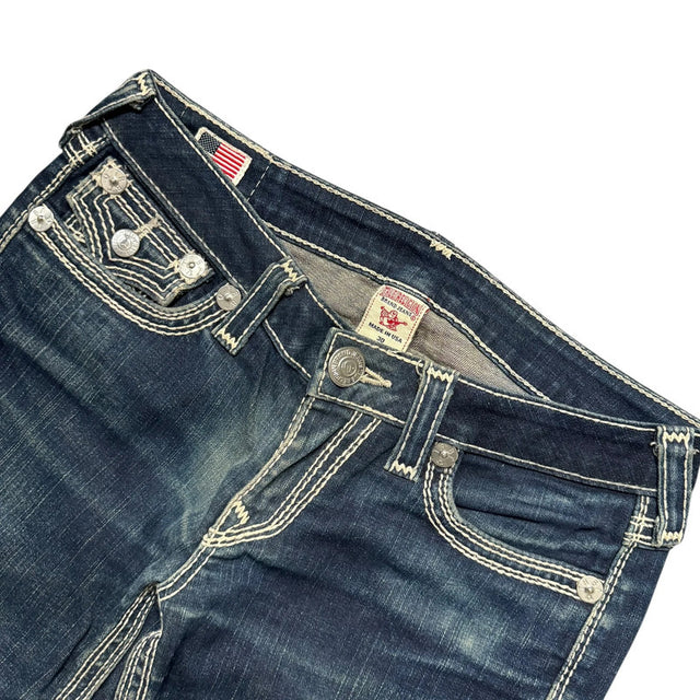 True Religion flared/bootcut low waist women designer jeans(w30)