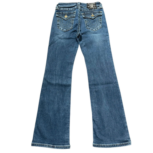 True Religion Boot low waist women designer Jeans(w25)