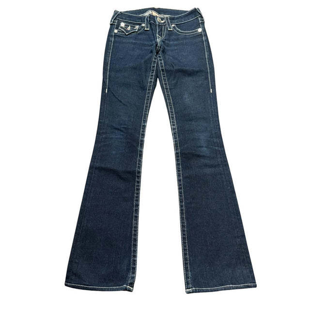 True Religion bootcut low waist women designer jeans(w24)