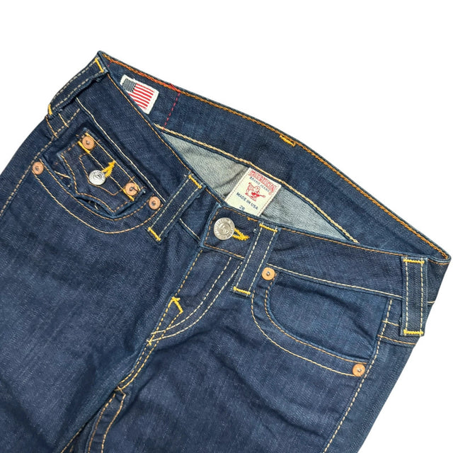 True Religion bootcut low waist women designer jeans(w26)