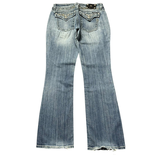 Miss me bootcut low waist women designer jeans(w32)