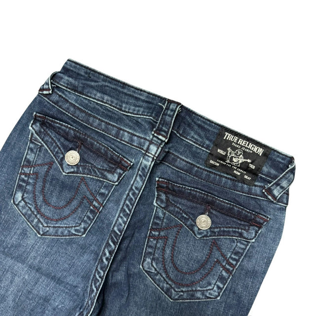True Religion bootcut women designer jeans(w27)