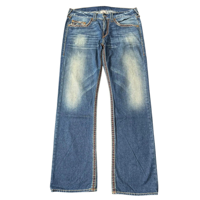 True Religion baggy/straight leg unisex designer jeans(w34)