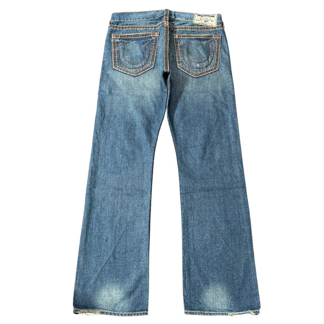 True Religion baggy/straight leg unisex designer jeans(w34)