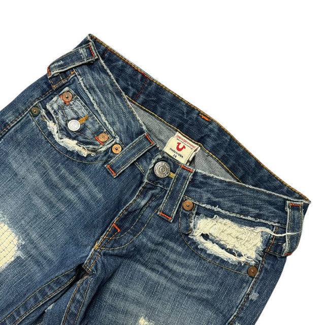 True Religion flared/bootcut low waist women designer jeans(w24)