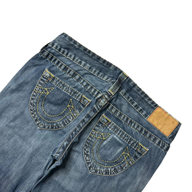 True Religion baggy low waist women designer Jeans(w29)