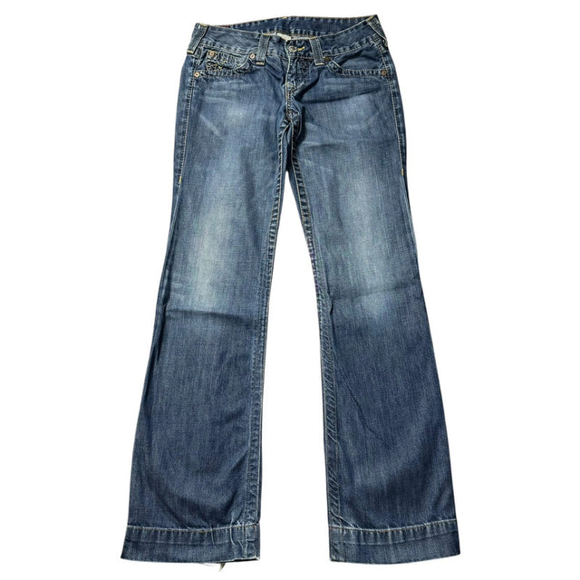 True Religion baggy low waist women designer Jeans(w29)