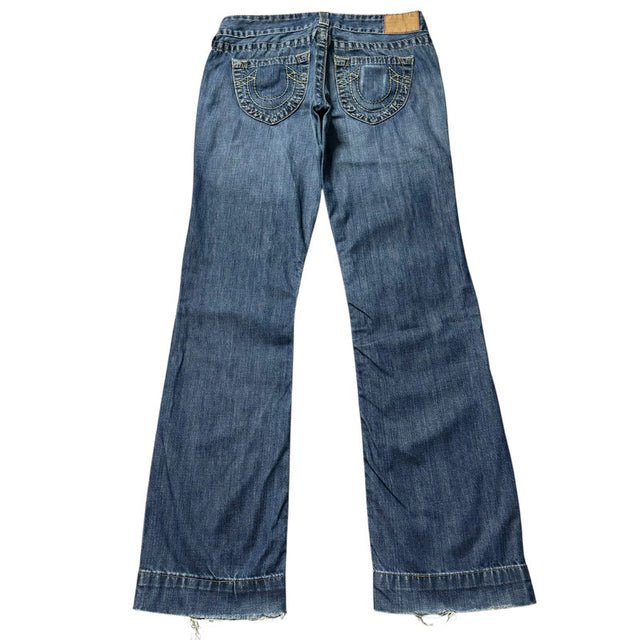 True Religion baggy low waist women designer Jeans(w29)