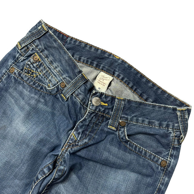 True Religion baggy low waist women designer Jeans(w29)