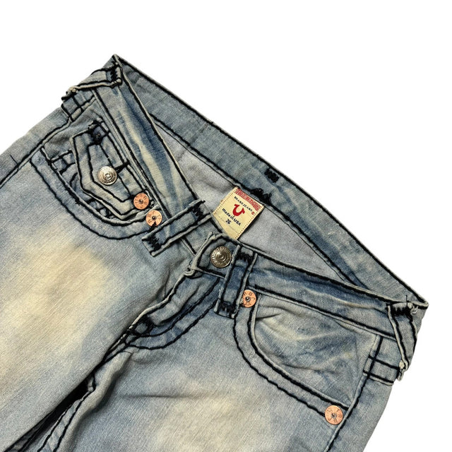 True Religion Straight leg low waist women designer jeans(w26)