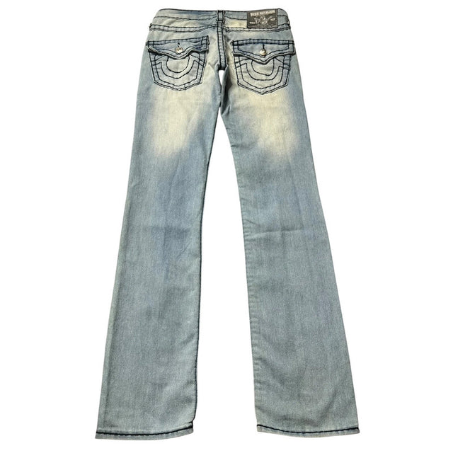 True Religion Straight leg low waist women designer jeans(w26)