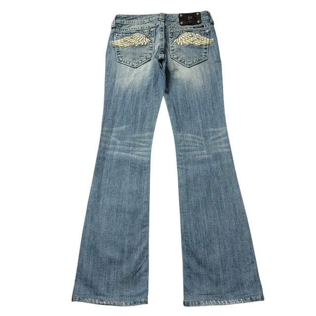 Miss me flared/bootcut low waist women designer Jean(w27)