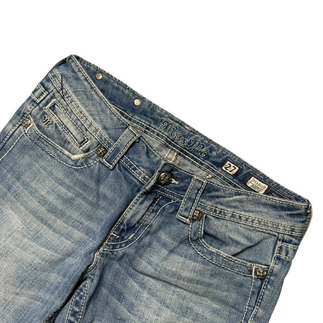 Miss me flared/bootcut low waist women designer Jean(w27)