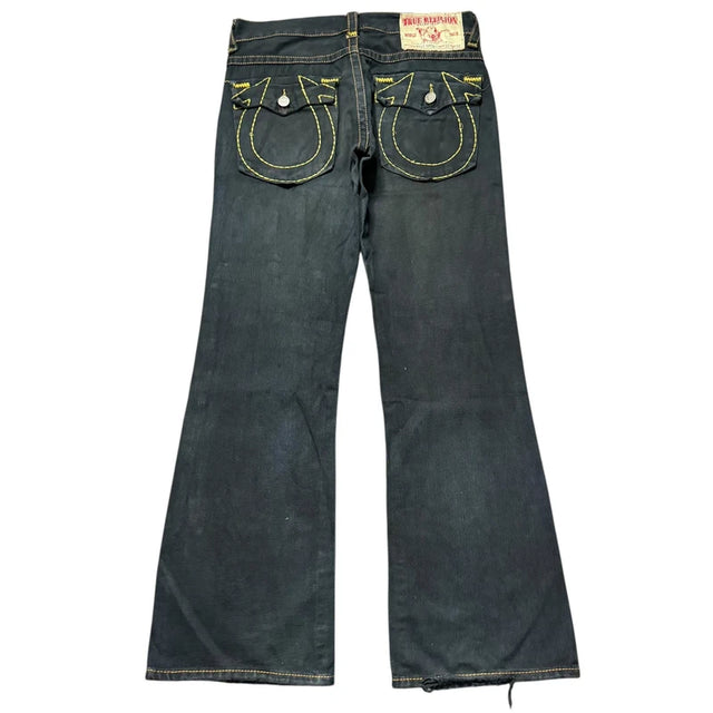 True Religion baggy/straight leg unisex designer jeans(w32)