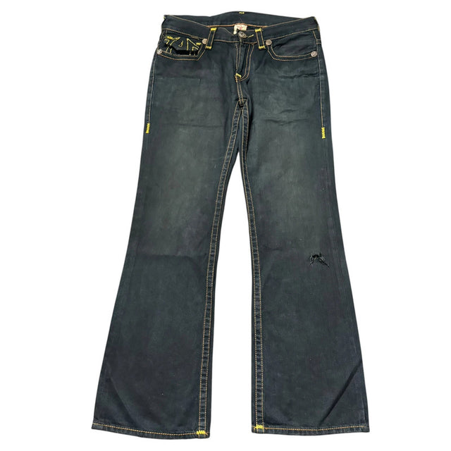 True Religion baggy/straight leg unisex designer jeans(w32)