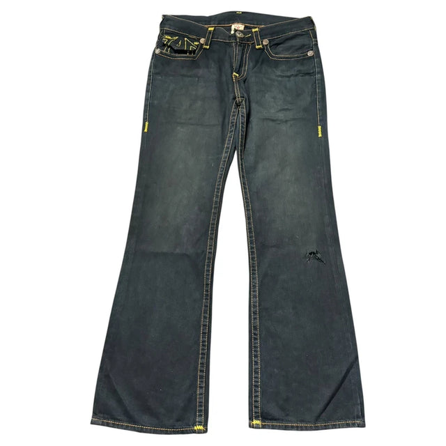 True Religion baggy/straight leg unisex designer jeans(w32)