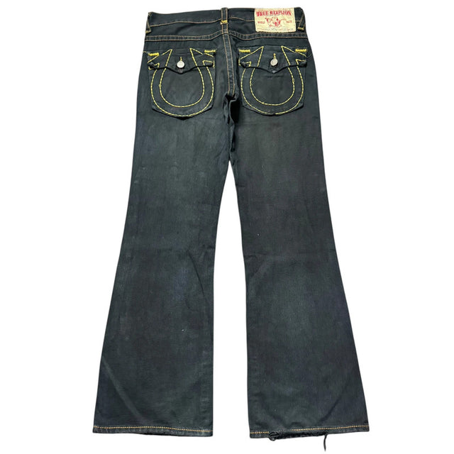 True Religion baggy/straight leg unisex designer jeans(w32)