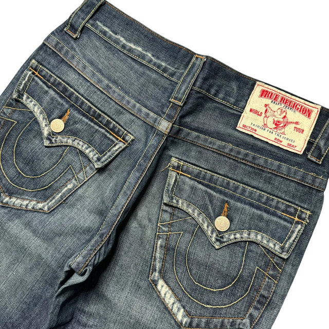 True religion baggy unisex designer jeans(w32)