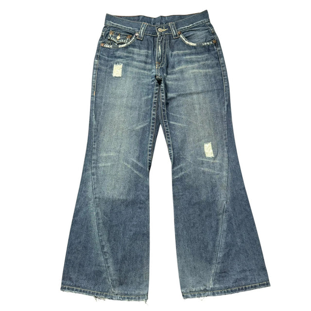 True religion baggy unisex designer jeans(w32)
