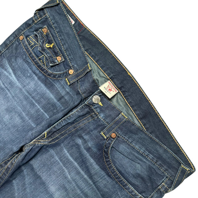 True Religion baggy Unisex designer jeans(w40)