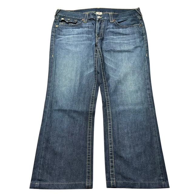 True Religion baggy Unisex designer jeans(w40)