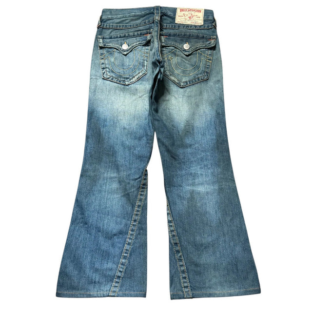 Truereligion flared/bootcut low waist women designer jeans(w28)