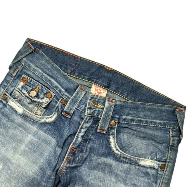 Truereligion flared/bootcut low waist women designer jeans(w28)