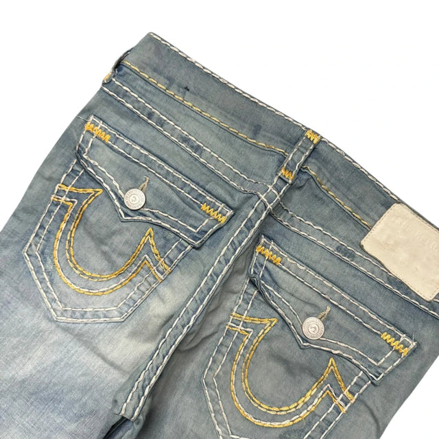 True religion straight leg unisex designer jeans(w34)