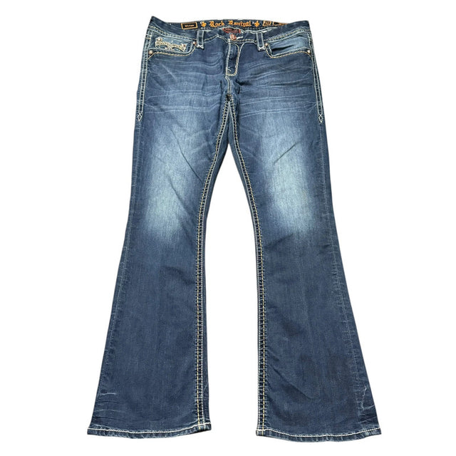 Rock Revival bootcut low waist women designer jeans(w32)