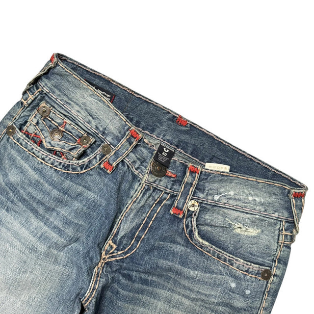 True religion straight leg unisex designer jeans(w30)