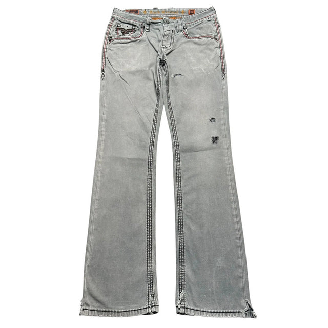 Rock Revival straight leg women designer Jeans(w30)