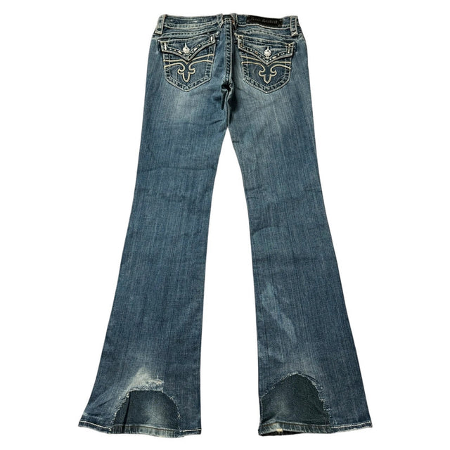 Rock Revival flared/bootcut low waist women designer jeans(w30)