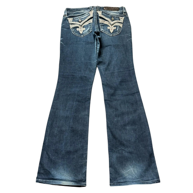 Rock Revival flared/bootcut low waist women designer jeans(w29)