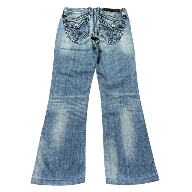 Rock Revival bootcut low waist women designer jeans(w26)