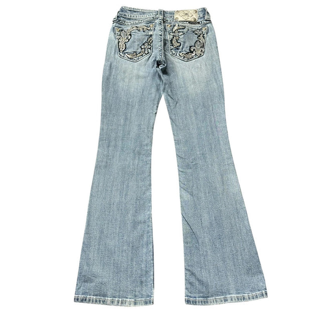 Miss me flared/bootcut low waist women designer jeans(w25)